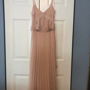Blush Pink Tahari midi dress